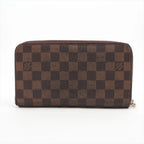 Louis Vuitton Damier Zippy Organizer Leather Wallet Zip Around — view 2
