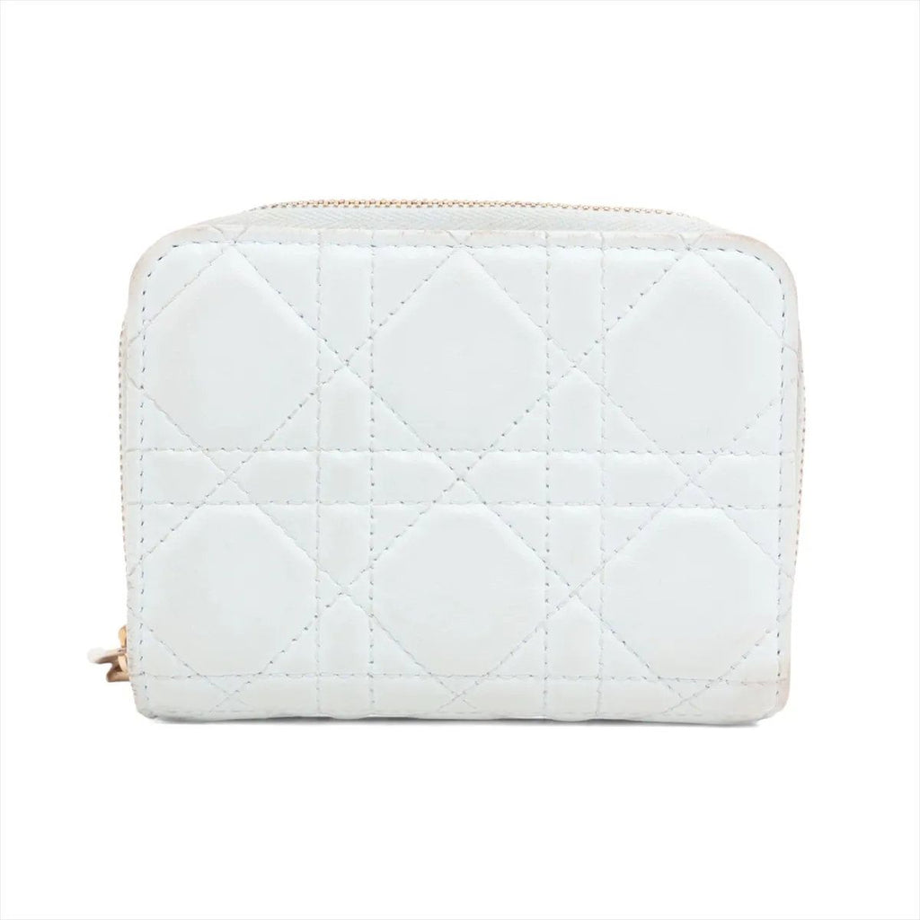 Dior Cannage Lady Leather Bifold Wallet