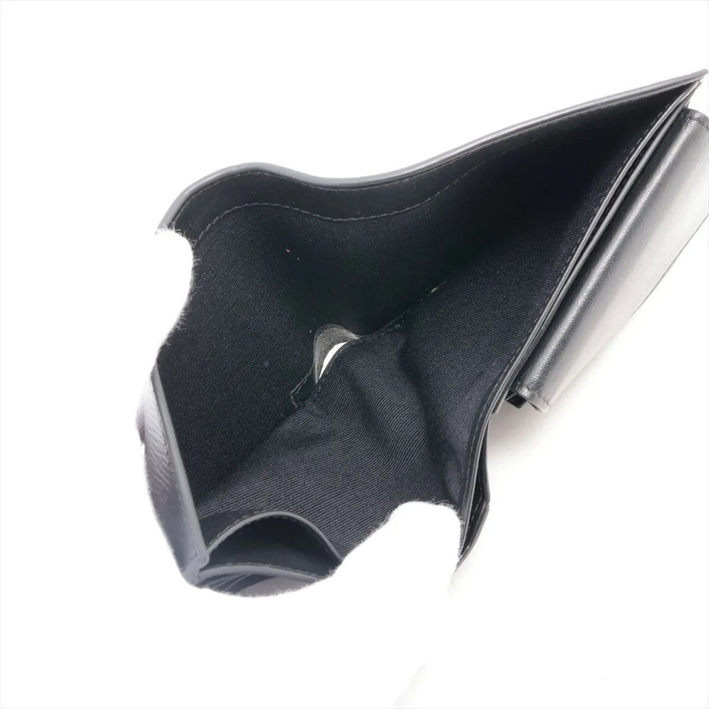 Celine Leather Bifold Wallet Black — view 5