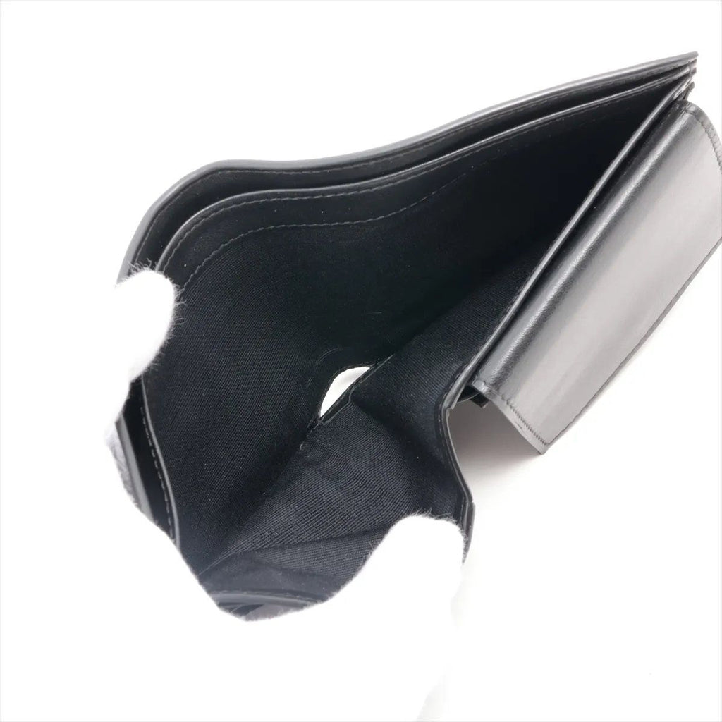 Celine Leather Bifold Wallet Black — view 6