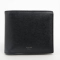 Celine Leather Bifold Wallet Black