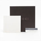 Gucci Leather Canvas Bifold Wallet Zip Around Black — view 7
