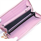 Gucci Guccissima Leather Wallet Zip Around Pink — view 3