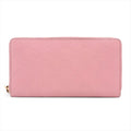 Gucci Guccissima Leather Wallet Zip Around Pink