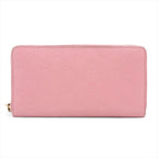 Gucci Guccissima Leather Wallet Zip Around Pink