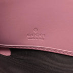 Gucci Guccissima Leather Wallet Zip Around Pink — view 8