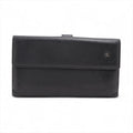Chanel Card Camellia Lambskin Leather Wallet Bifold