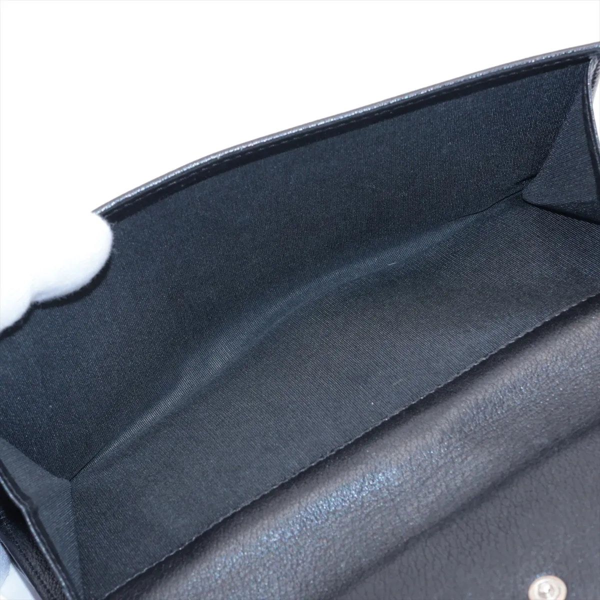 Chanel Card Camellia Lambskin Leather Wallet Bifold — view 8