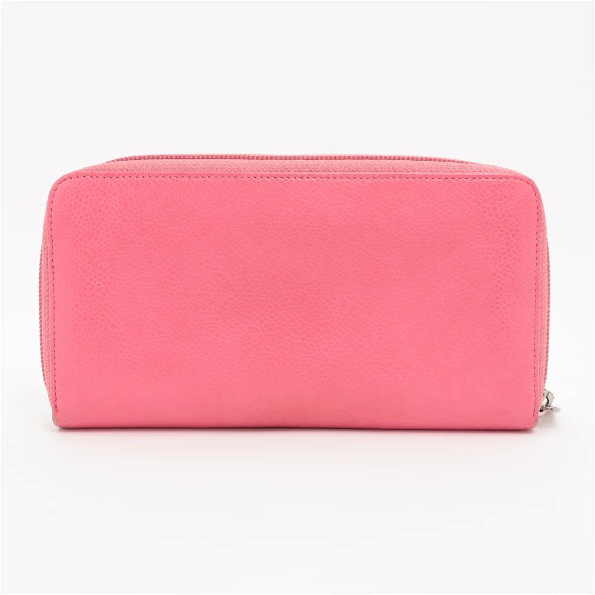 Chanel CC Logo Leather Wallet Zip Around — view 2
