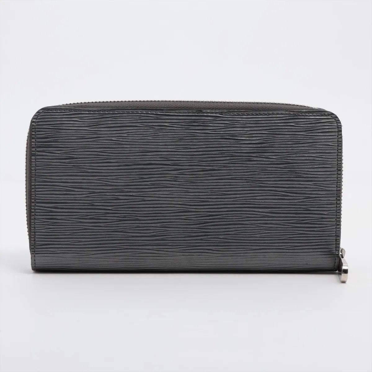 Louis Vuitton Epi Zippy Wallet Silver Leather Zip Around — view 2