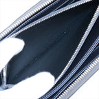 Louis Vuitton Epi Zippy Wallet Silver Leather Zip Around — view 8