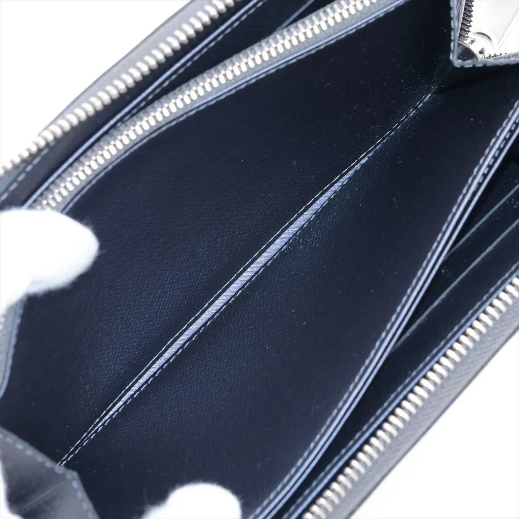 Louis Vuitton Epi Zippy Wallet Silver Leather Zip Around — view 5
