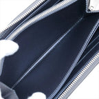 Louis Vuitton Epi Zippy Wallet Silver Leather Zip Around — view 5