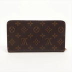 Louis Vuitton Monogram Porto Monnaie Zip Leather Wallet Zip Around — view 2