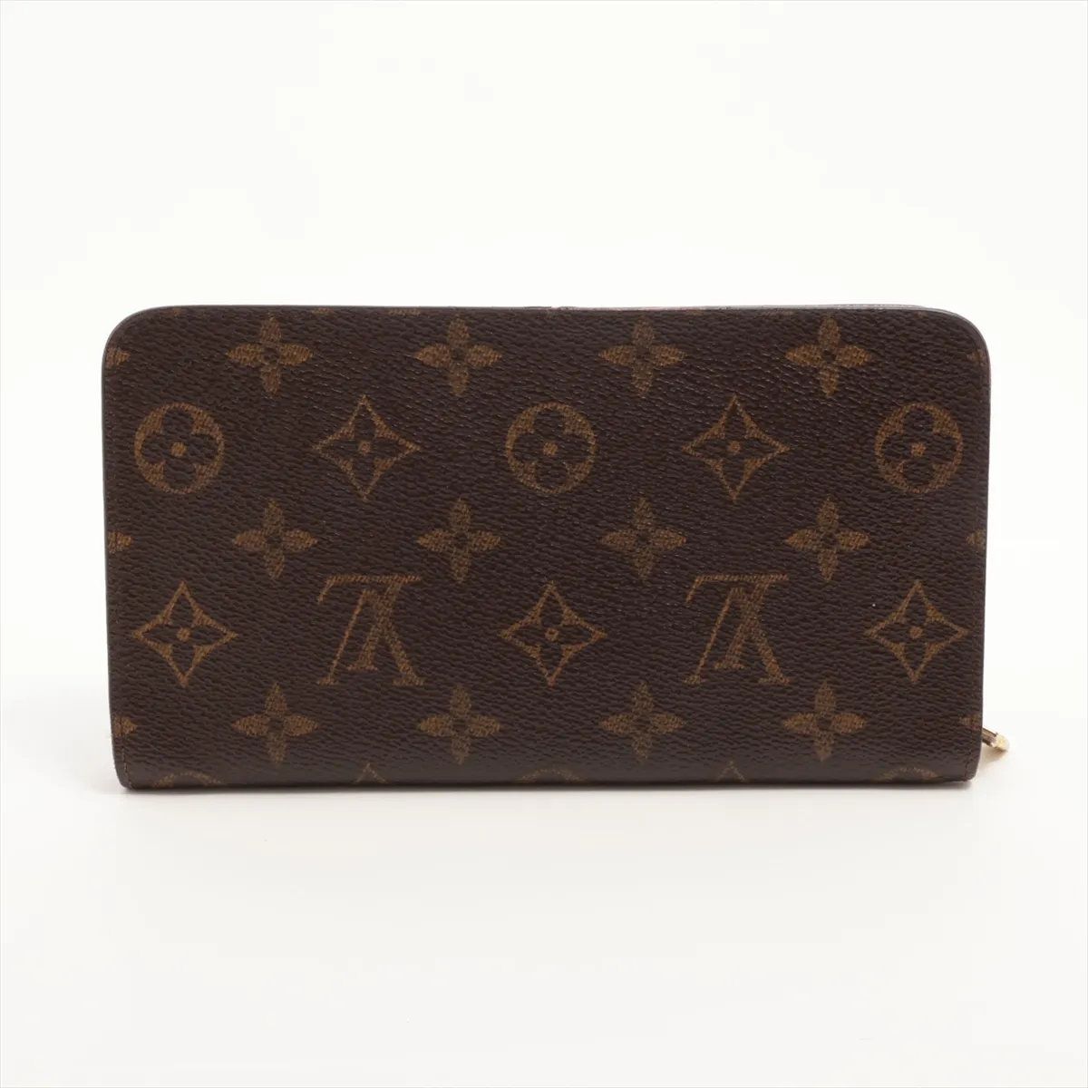Louis Vuitton Monogram Porto Monnaie Zip Leather Wallet Zip Around — view 2