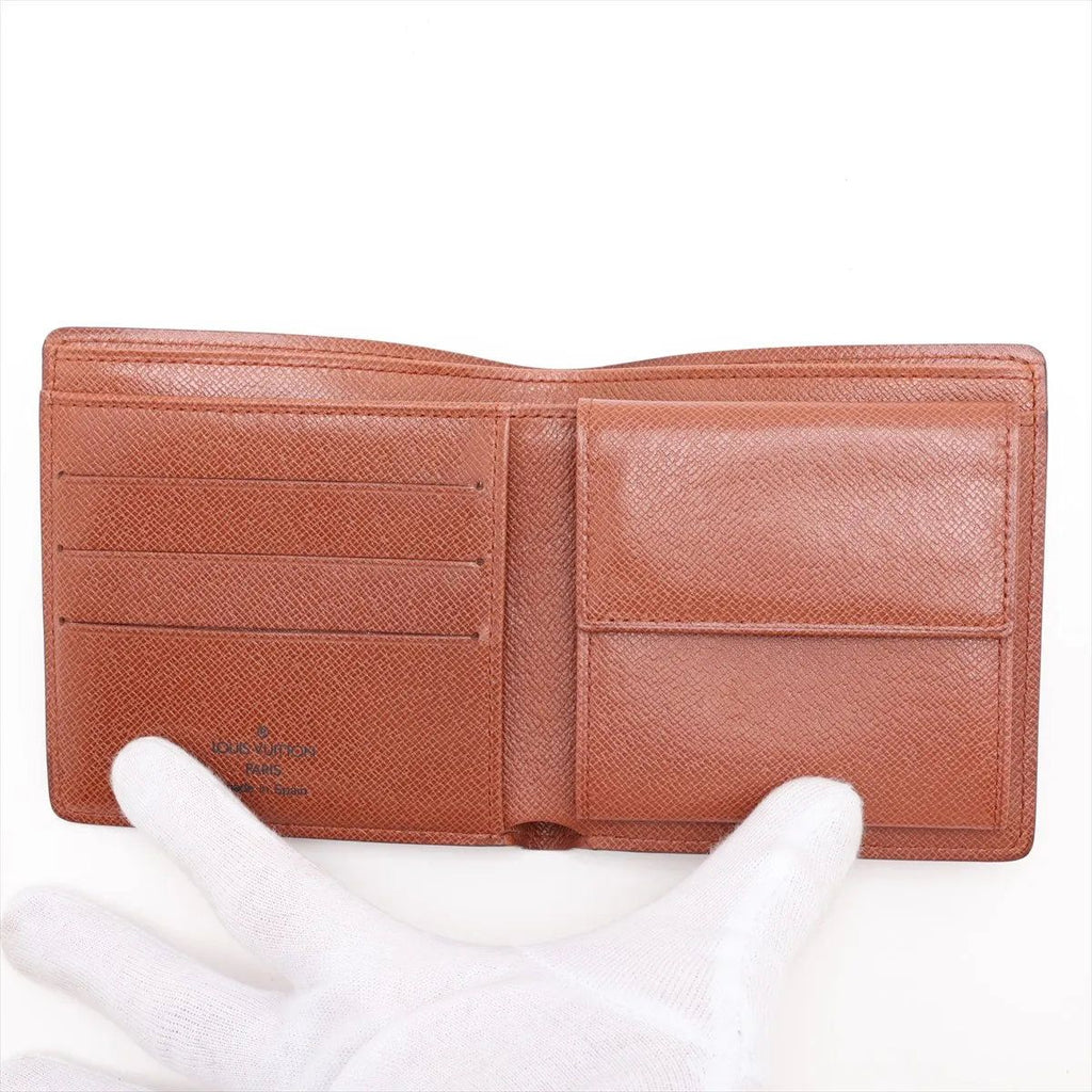 Louis Vuitton Monogram Portefeuille Marco Leather Bifold Wallet — view 3