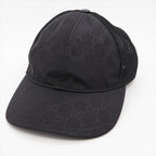 Gucci GG Nylon Baseball Cap Hat Black