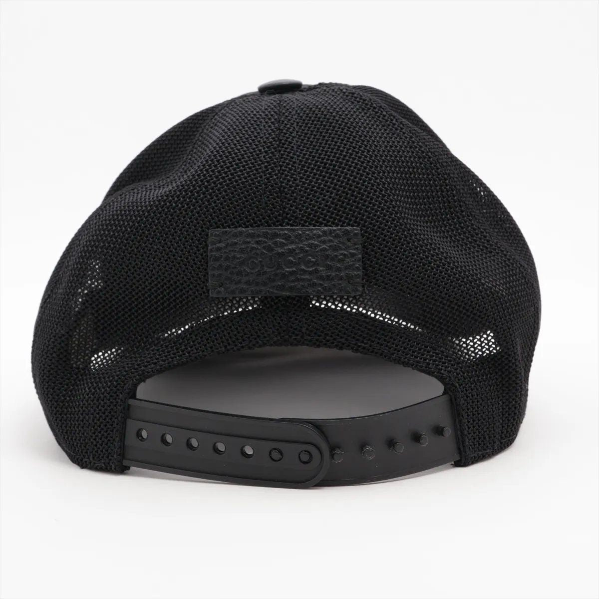 Gucci GG Nylon Baseball Cap Hat Black — view 3