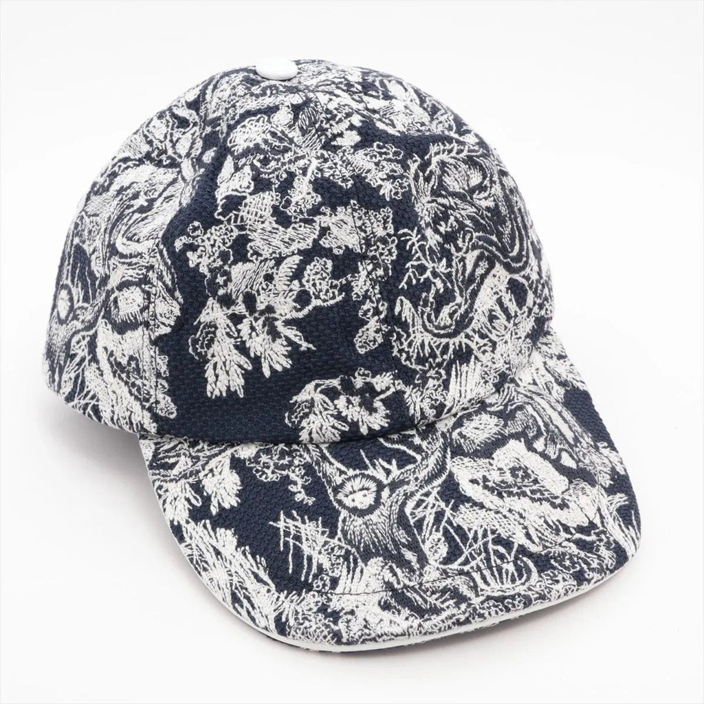 Dior Toile de Jouy Cap Hat Navy — view 2