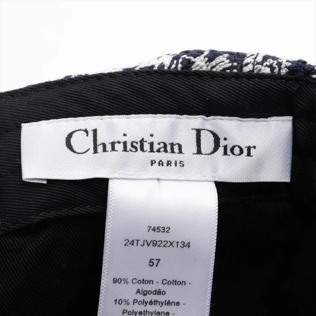 Dior Toile de Jouy Cap Hat Navy — view 5