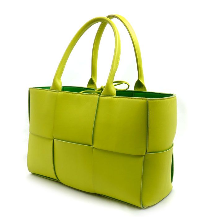 Bottega Veneta Small Arco Tote Bag Acid Kiwi Green — view 2
