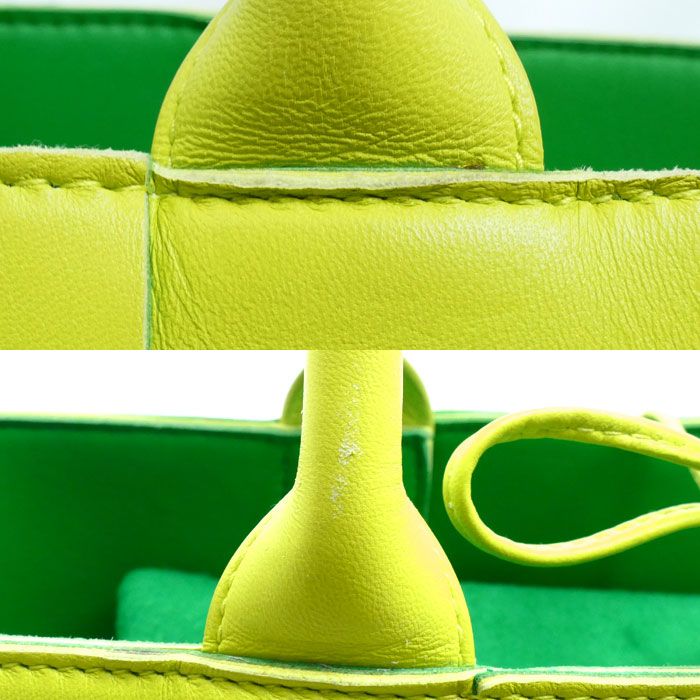 Bottega Veneta Small Arco Tote Bag Acid Kiwi Green — view 6