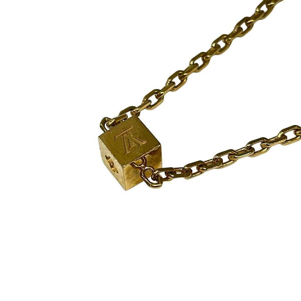 Louis Vuitton Necklace Collier Gamble Gold Multi — view 3