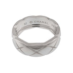Chanel Coco Crush Medium 52 Ring 18K White Gold 750 Quilted — view 3