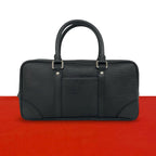 Louis Vuitton Vivienne Long Epi Leather Boston Bag Black Noir