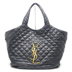 Saint Laurent Icare Maxi Shopping Tote Bag Black