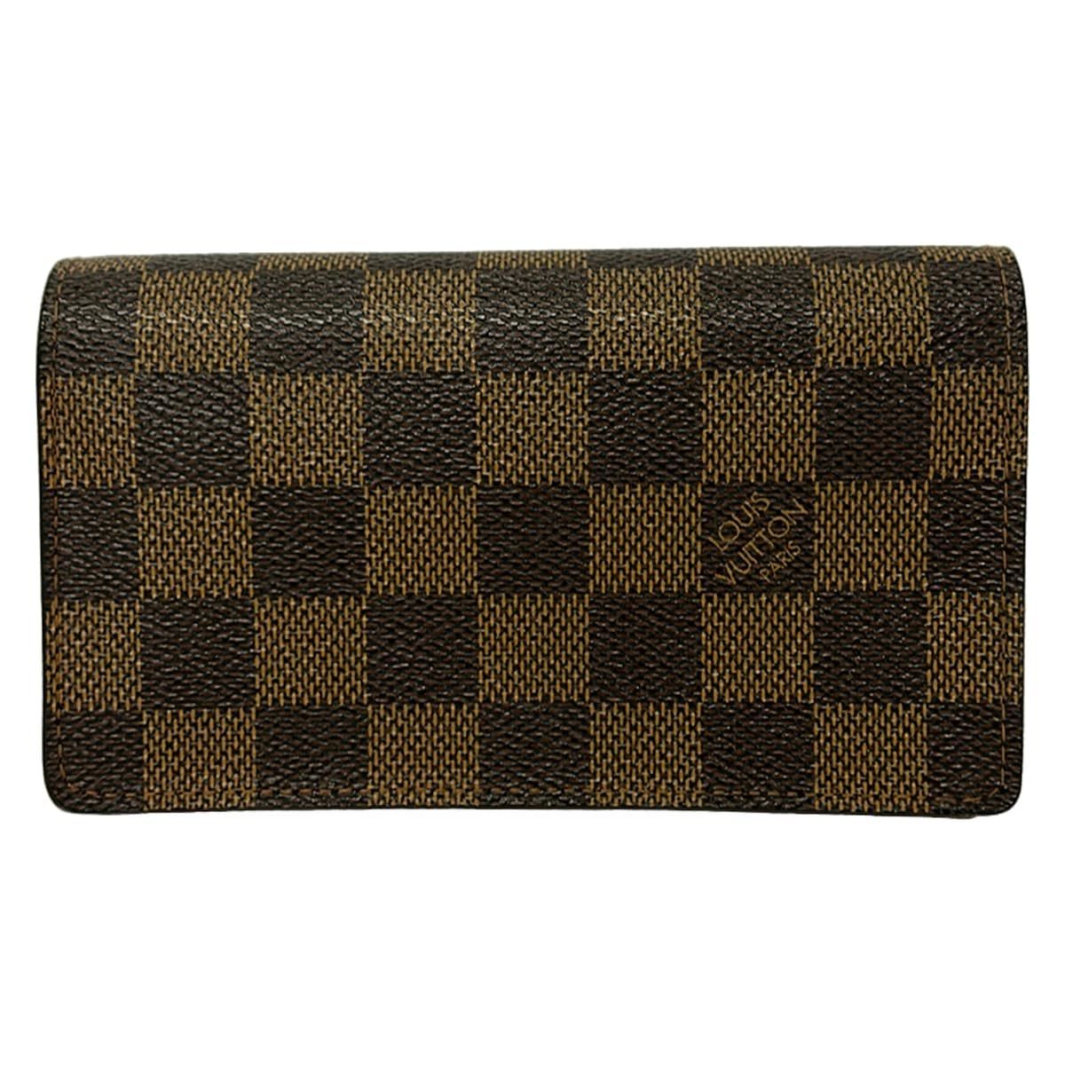 Louis Vuitton Bifold Wallet Damier Portefeuille Tresor Ebene