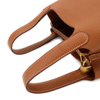 Hermes Picotin Lock PM Hand Bag Taurillon Clemence Gold — view 6