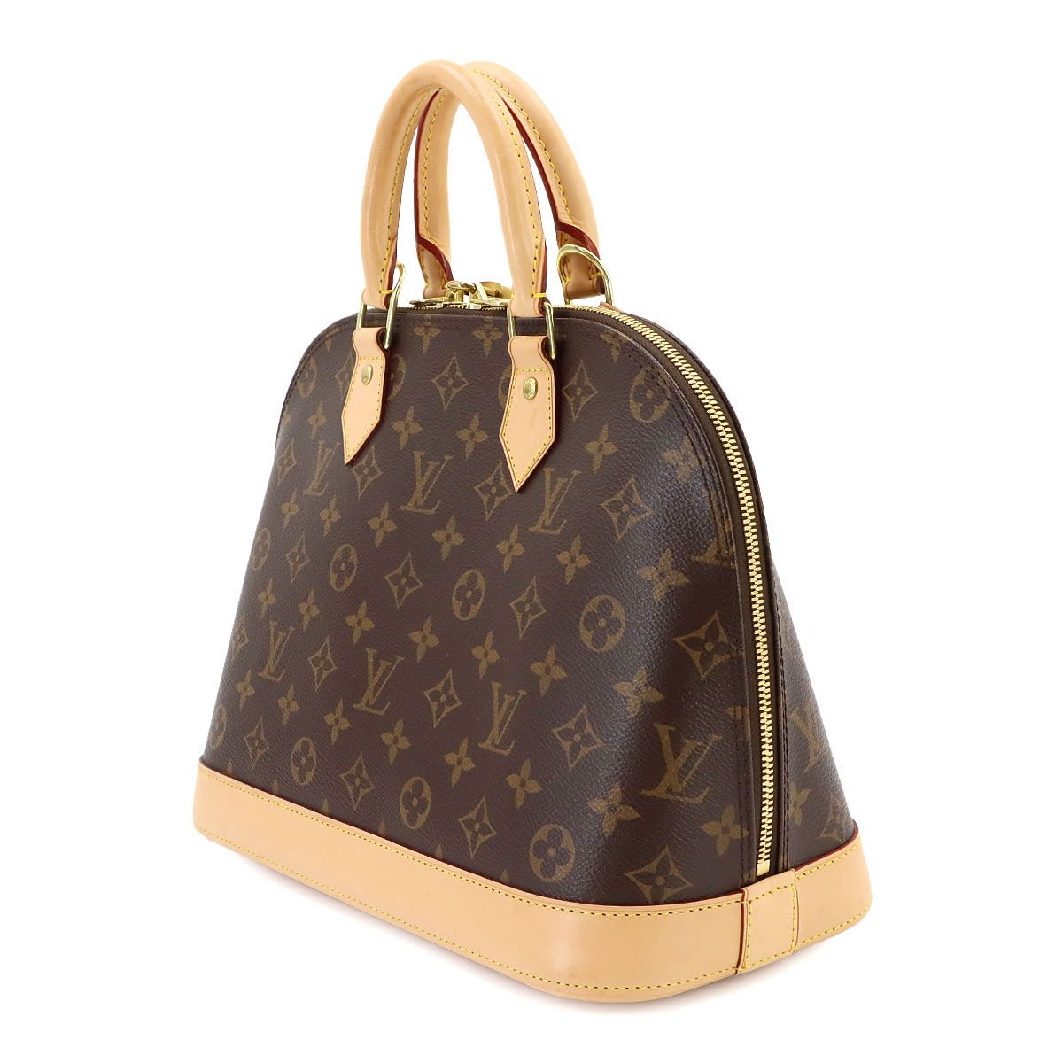 Louis Vuitton Monogram Alma PM Hand Bag Brown — view 4