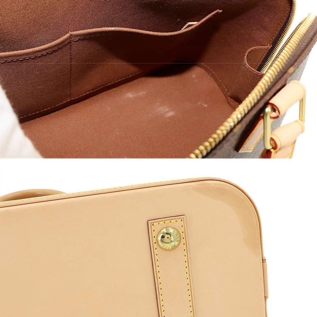 Louis Vuitton Monogram Alma PM Hand Bag Brown — view 8