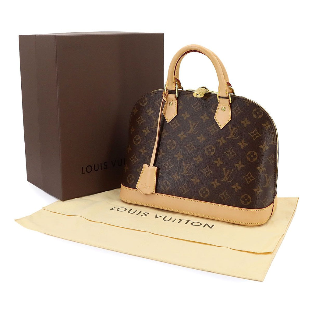 Louis Vuitton Monogram Alma PM Hand Bag Brown — view 2