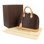 Louis Vuitton Monogram Alma PM Hand Bag Brown — view 2
