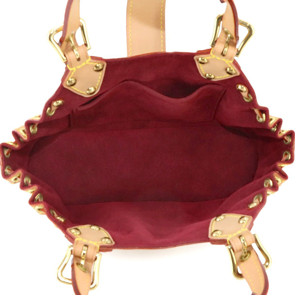 Louis Vuitton Monogram Multicolor Theda Hand Bag Blanc Gold PM — view 7