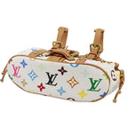 Louis Vuitton Monogram Multicolor Theda Hand Bag Blanc Gold PM — view 5
