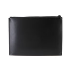 Saint Laurent Clutch Multi Case Leather Black Silver — view 3