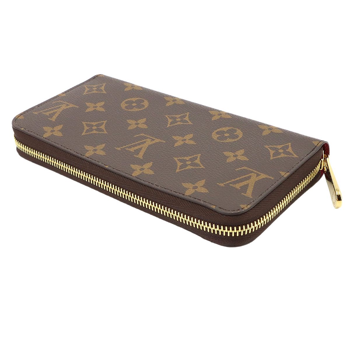 Louis Vuitton Monogram Zippy Wallet Zip Around Fuchsia — view 5
