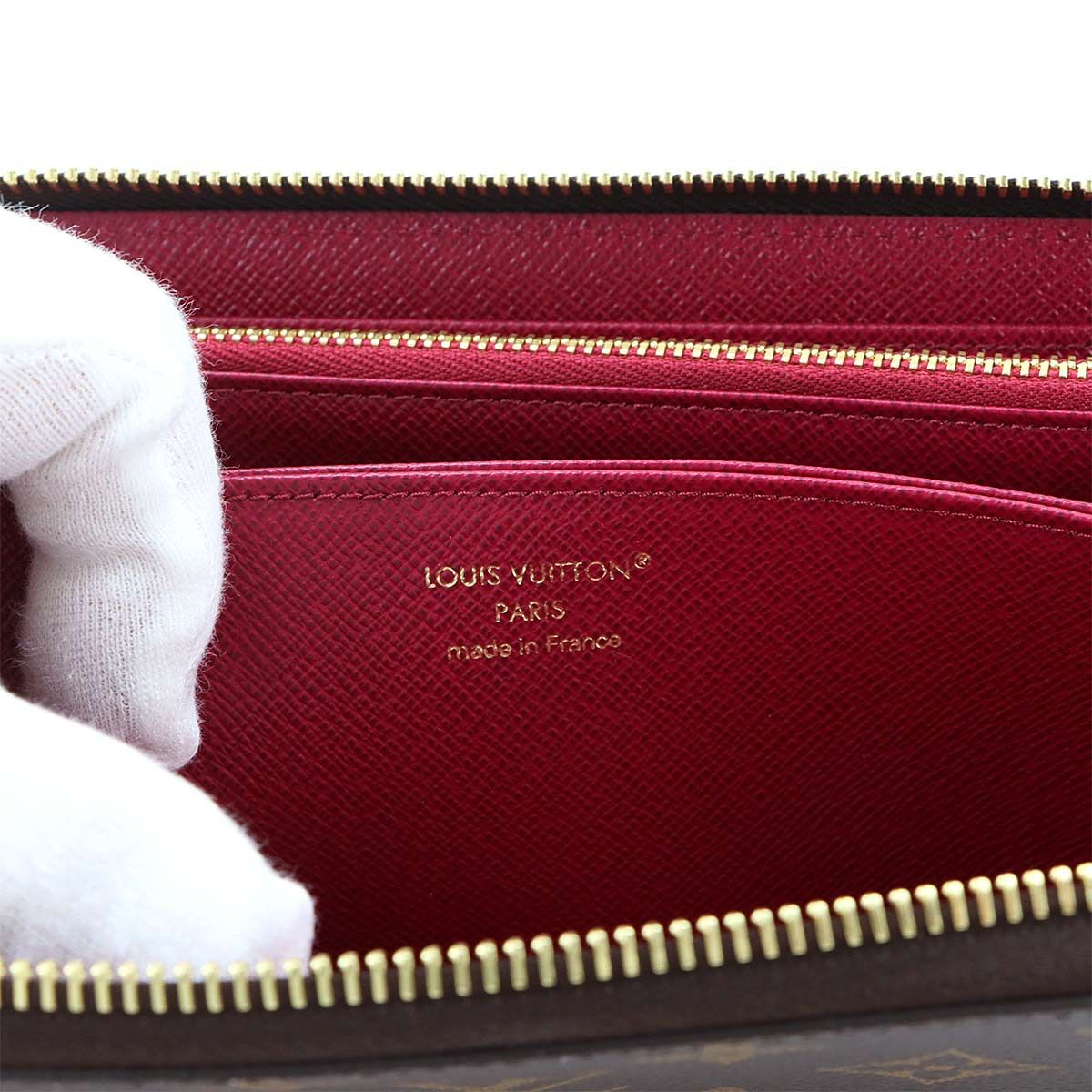 Louis Vuitton Monogram Zippy Wallet Zip Around Fuchsia — view 8