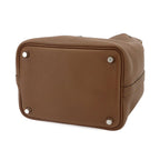 Hermes Picotin Lock Eclat 18 PM Hand Bag Taurillon Clemence Swift Halzan Biscuit — view 5