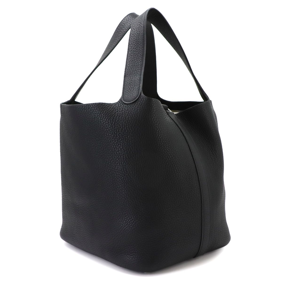 Hermes Picotin GM Hand Bag Taurillon Clemence Black — view 3