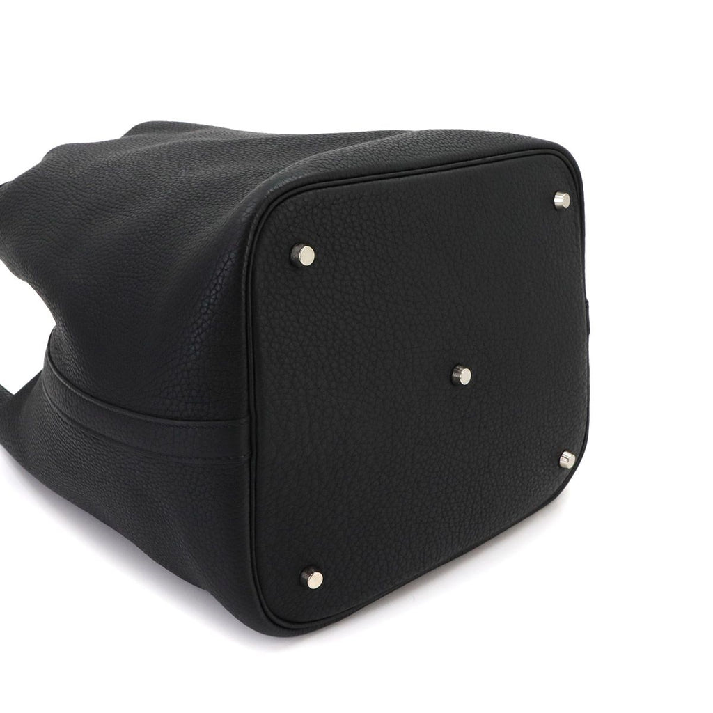 Hermes Picotin GM Hand Bag Taurillon Clemence Black — view 4