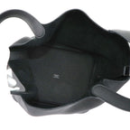 Hermes Picotin Lock 22 Hand Bag Taurillon Clemence Black Silver — view 6