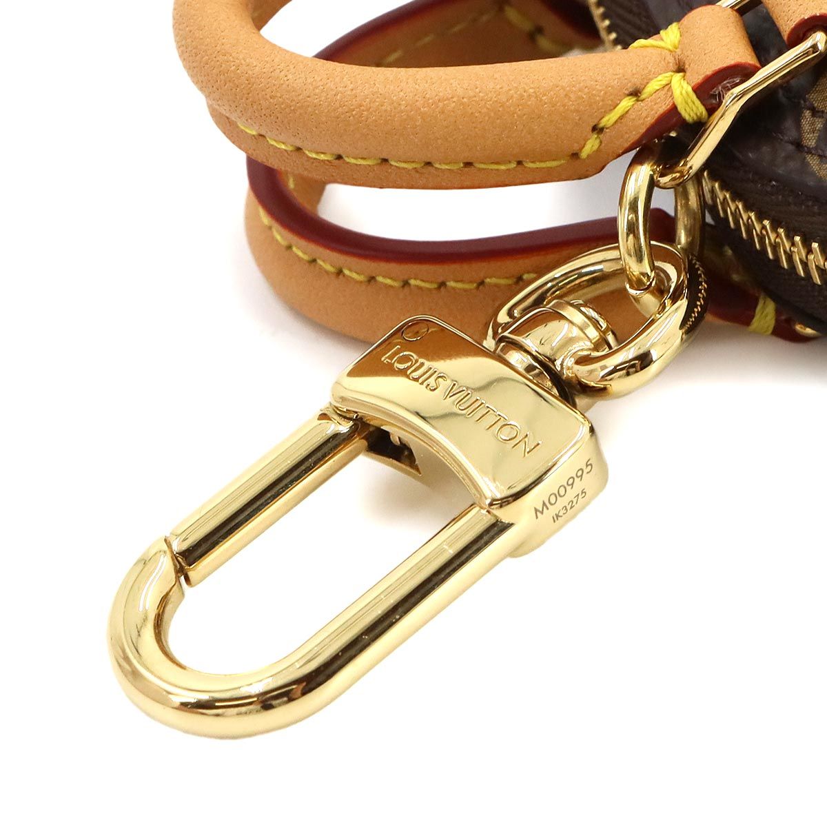 Louis Vuitton Monogram Bag Charm Micro Alma Key Holder Brown — view 8