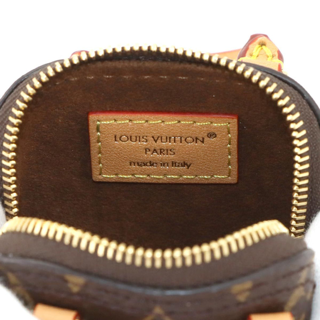 Louis Vuitton Monogram Bag Charm Micro Alma Key Holder Brown — view 7