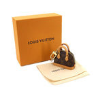 Louis Vuitton Monogram Bag Charm Micro Alma Key Holder Brown — view 2