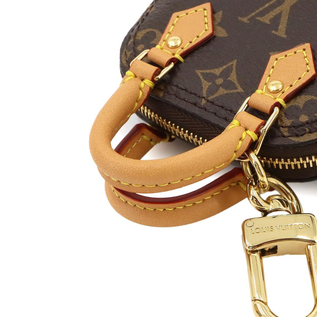 Louis Vuitton Monogram Bag Charm Micro Alma Key Holder Brown — view 5