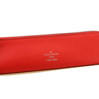 Louis Vuitton Monogram Trousse Elisabeth Pen Case Brown Red — view 7
